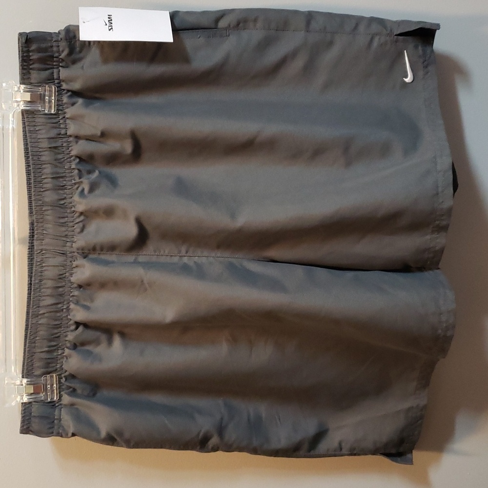 Nike Swim NWT Gray Swim Trunks, Large